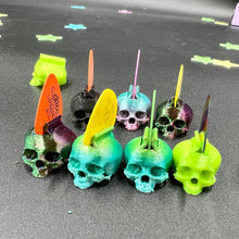 Load image into Gallery viewer, SKULL Pick Clip Holders 5pk or 10pk Holds .60mm
