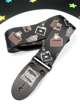 Load image into Gallery viewer, Cats on Amps Handmade Guitar Strap

