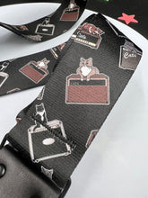 Load image into Gallery viewer, Cats on Amps Handmade Guitar Strap
