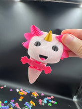 Load image into Gallery viewer, Unicorn Axolotl Articulated Fidget
