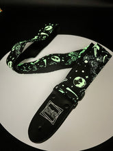 Load image into Gallery viewer, Glow In the Dark Planets V2 Handmade Guitar Strap
