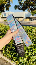 Load image into Gallery viewer, Holographic Rainbow Glitter Guitar Strap
