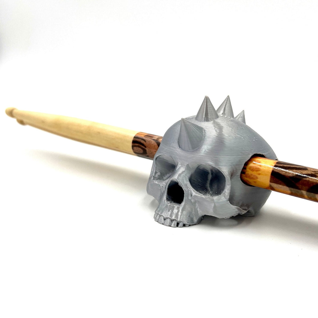 Mohawk Skull Drumstick Holder