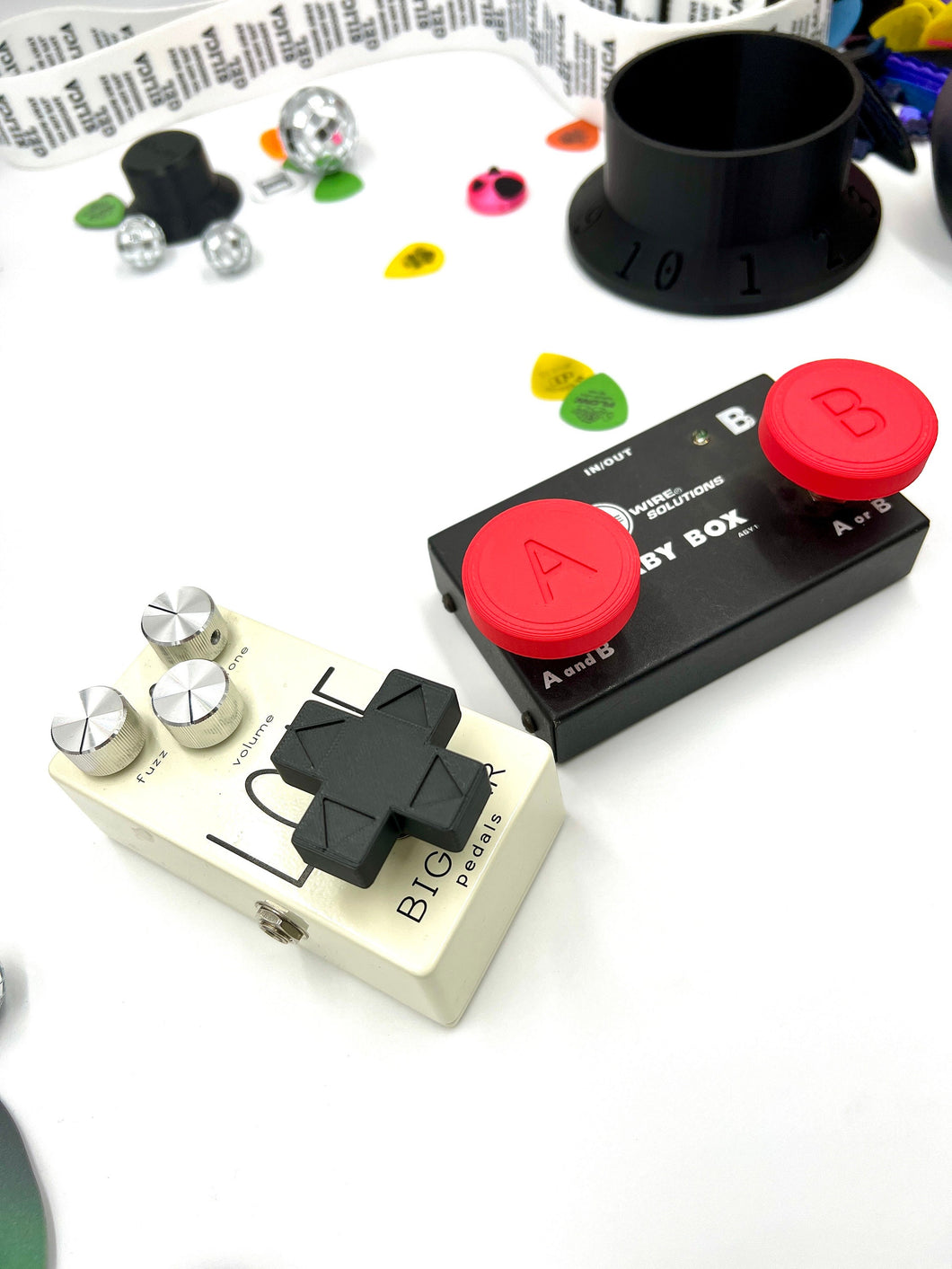 Gaming Guitar Pedal Buttons DPad + A & B